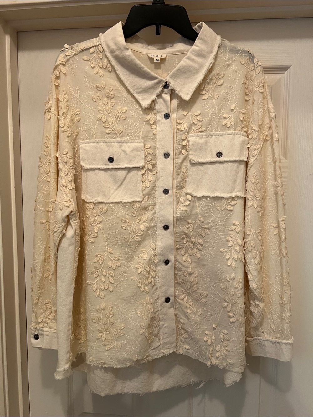 POL embroidered blouse
